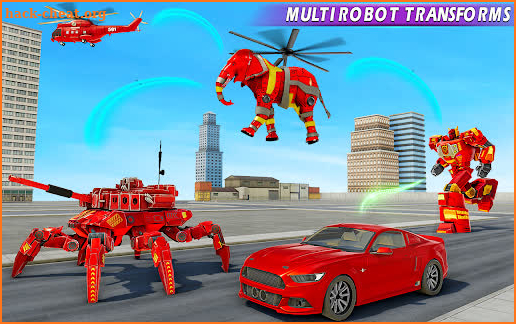 Spider Tank Robot Car Game – Elephant Robot Game screenshot