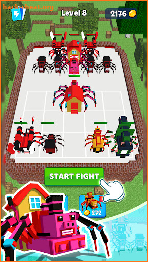 Spider Train: Craft Merge screenshot