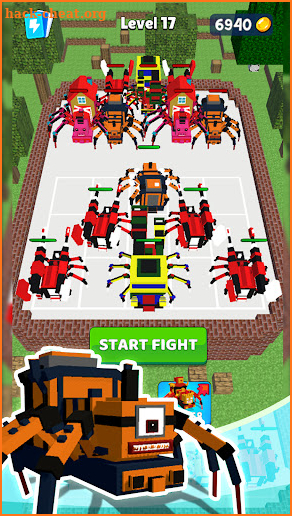 Spider Train: Craft Merge screenshot