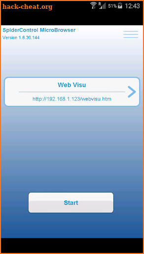 SpiderControl MicroBrowser screenshot