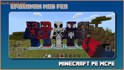 SpiderMan Mod Minecraft MCPE screenshot