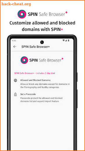 SPIN Safe Browser: Web Filter screenshot