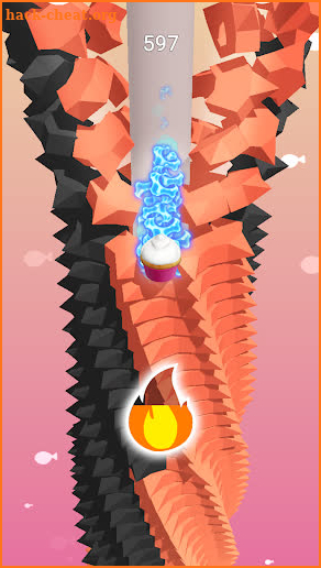 Spiral Falling Ball screenshot