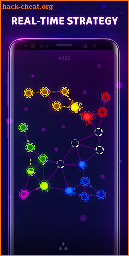 Splash Wars - glow space strategy game screenshot