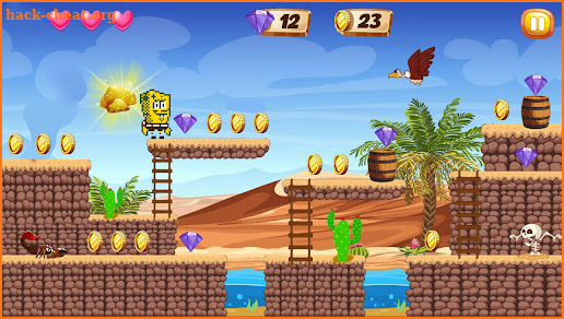 Sponge Adventure Jungle Dash screenshot