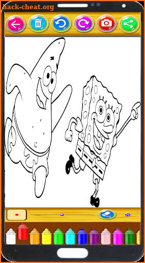 Sponge Bob Coloring Book Pages screenshot