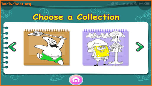 sponge coloring star fish screenshot