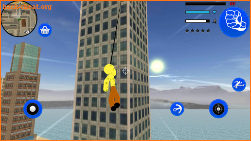 Sponge Stickman Rope Hero Vegas Gangstar Crime screenshot