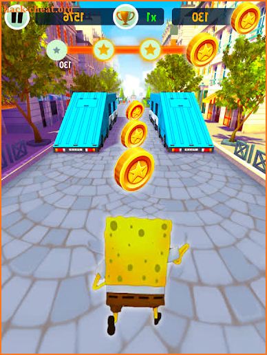 Sponge Subway Bob Patrick Game screenshot