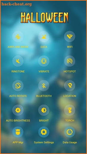 Spooky Halloween APUS Launcher theme screenshot