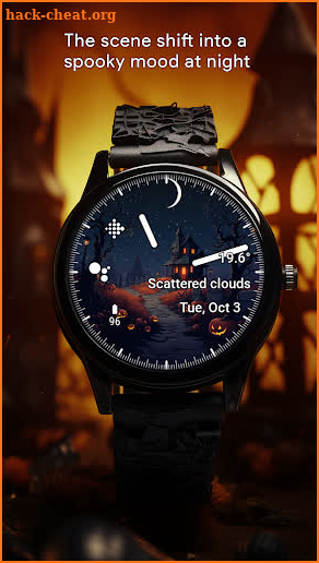 Spooky Halloween Watch Face screenshot