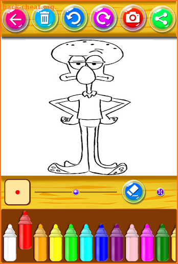 Spoong bob Coloring book pages screenshot