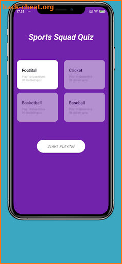 Sport Squad Quiz screenshot