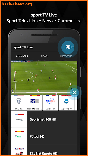 sport TV Live - Football Television Live screenshot