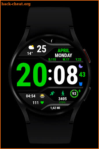 Sport V2 Watch Face Wear OS screenshot