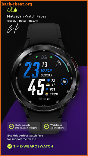 Sport watchface for watch4 screenshot