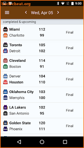 Sports Alerts - NBA edition screenshot