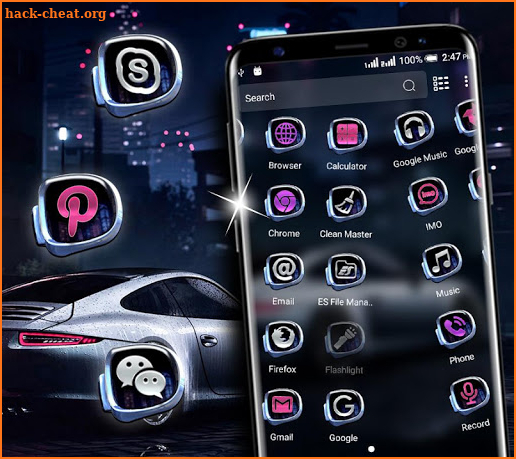 Sports Car Launcher Theme screenshot