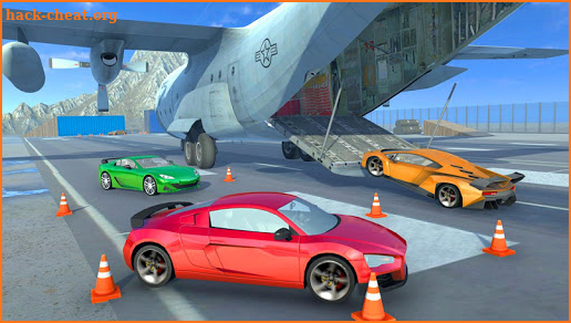 Sports Car Stunts Plane Transporter screenshot