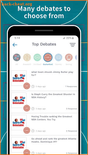 Sports Debatable: Your Go-To Sports Debate App screenshot