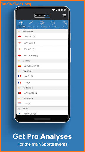 Sportus - Pro Sports Analysis screenshot
