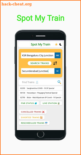 Spot My Train -Live Train status,Timetable Offline screenshot