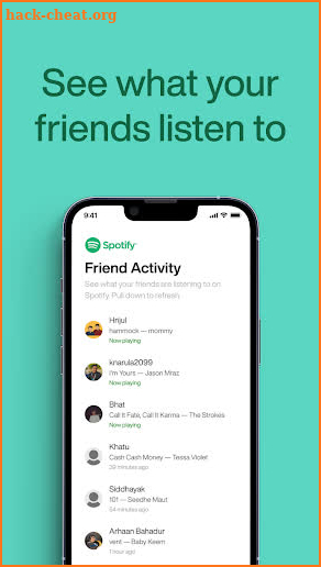 Spotivity: Check your Spotify friend activity! screenshot