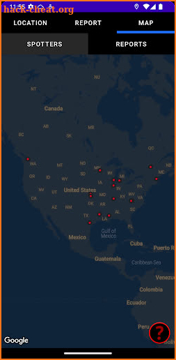 Spotter Location screenshot