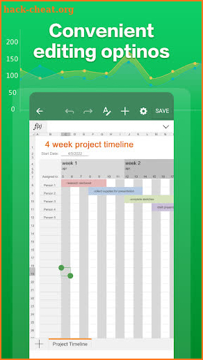 Spreadsheet Editor:excel,xlsx screenshot