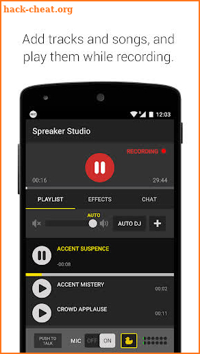 Spreaker Studio screenshot