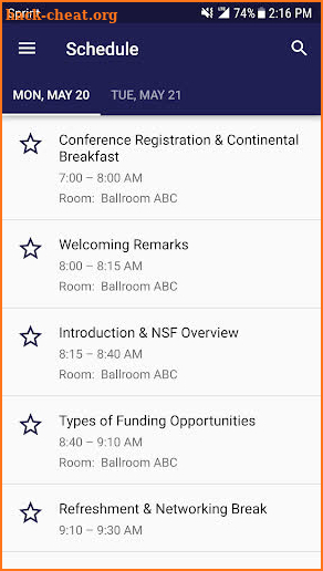 Spring 2019 NSF Grants Conf. screenshot