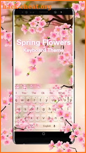 Spring Flowers Keyboard screenshot