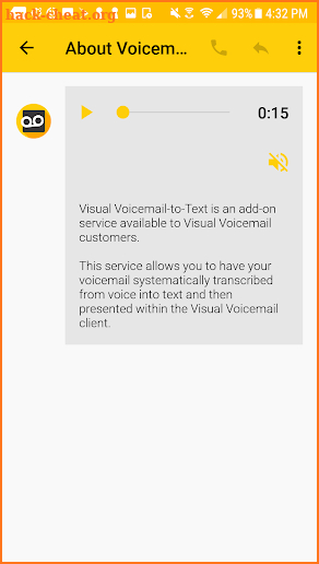 Sprint Visual Voicemail screenshot