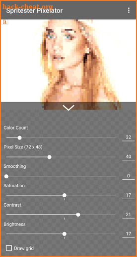 Spritester Pixelator: Pixel Art Generator PRO screenshot