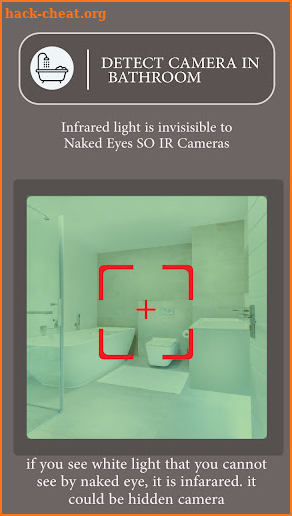 Spy Camera Detector App screenshot
