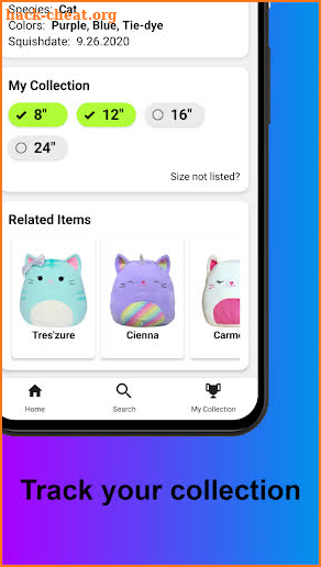 SquadApp - Collection Tracker screenshot