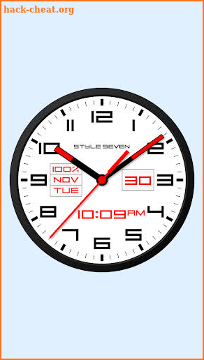 Square Analog Clock-7 PRO screenshot