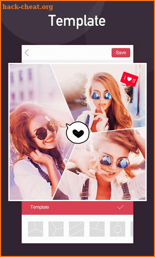 Square Art - Photo Editor,Beauty cam Collage Maker screenshot