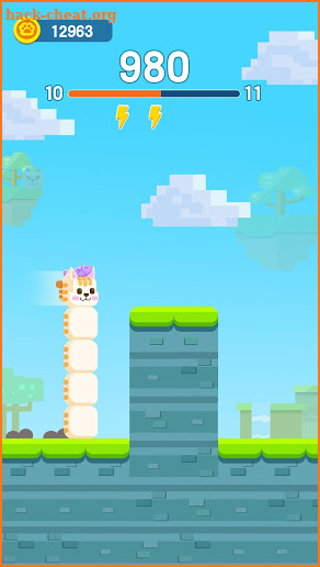 Square Cat - Square Kitten Run, Cat tower screenshot