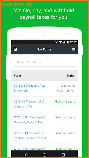 Square Payroll screenshot