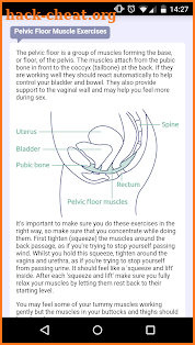 Squeezy: NHS Pelvic Floor App screenshot