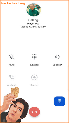 Squid Game Call Video - Muévete Luz Verde screenshot