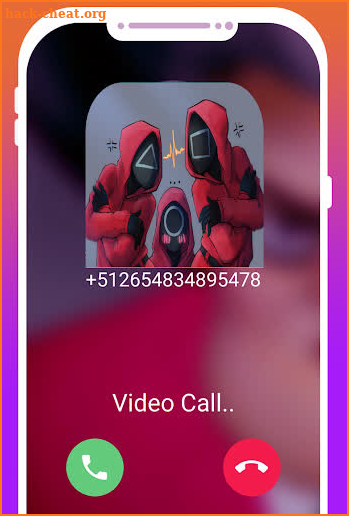 Squid Game fake video call 2021 screenshot