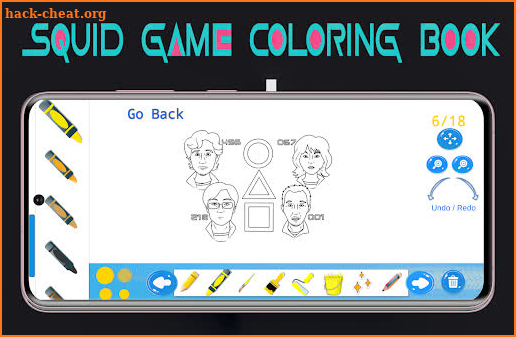 Squid Game Fans Coloring Book screenshot