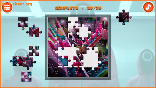 squid game jigsaw puzzle screenshot