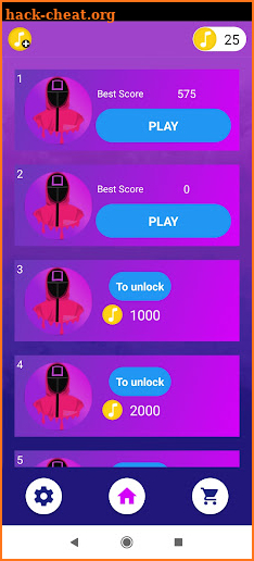 Squid Game Piano Tiles screenshot