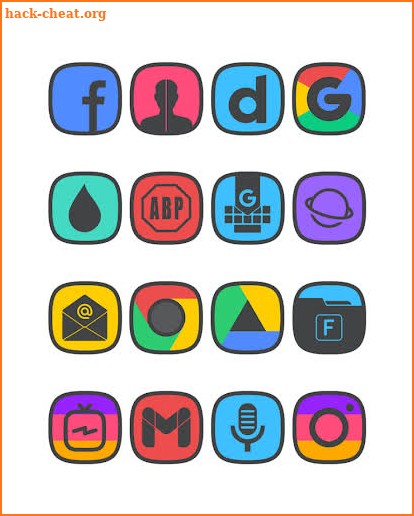 Squircle Dark - Icon Pack screenshot