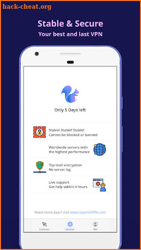 SquirrelVPN screenshot