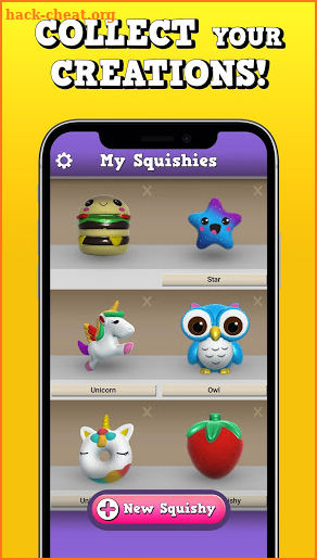 Squishy Magic: 3D Art Coloring & DIY Toys Maker screenshot