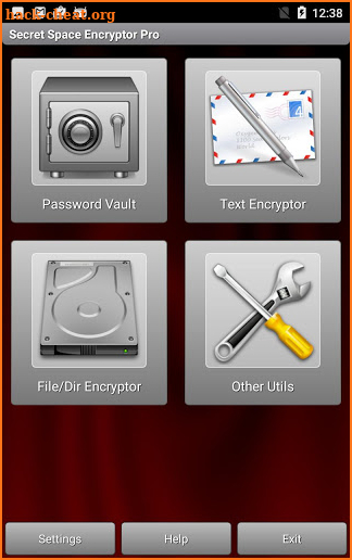 SSE - File/Text Encryption & Password Vault screenshot